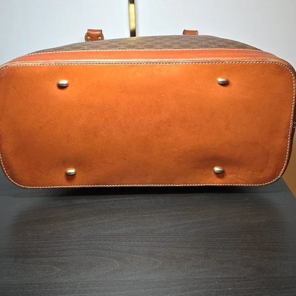 CELINE MACADAM TOTE IN BROWN - Picture 6 of 15